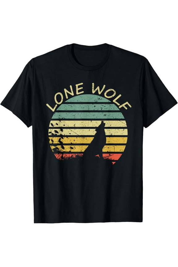 Premium Daily Comfort - Vintage Lone Wolf T-Shirt