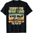 thumbnail image 1 of Premium Daily Comfort -&nbsp;Funny Pop Up Camper Art For Men Women Pop Up Camping Lovers T-Shirt, 1 of 4