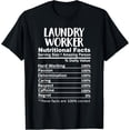 thumbnail image 1 of Premium Daily Comfort -&nbsp;Laundry Worker Nutrition Facts Funny T-Shirt, 1 of 4