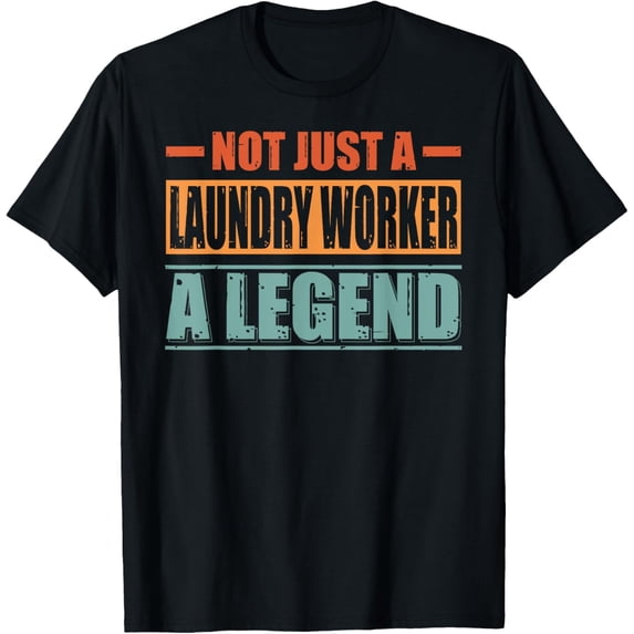 Premium Daily Comfort - Profession Quote Retro Laundry Worker T-Shirt