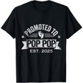 thumbnail image 1 of Premium Daily Comfort - Promoted To Pop Pop Est. 2025 First Time Grandpa T-Shirt, 1 of 4