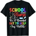 thumbnail image 1 of Premium Daily Comfort - School Nurse Appreciation Nursing Elementary School Nurse T-Shirt, 1 of 4