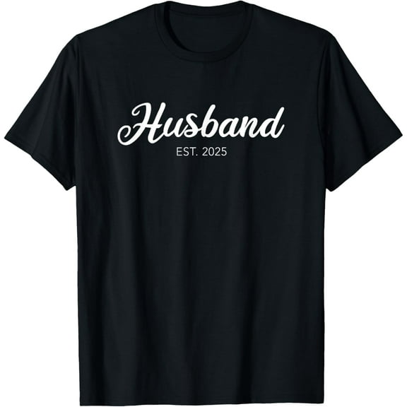 Premium Daily Comfort - Wedding Matching Gifts Husband Est. 2025 T-Shirt
