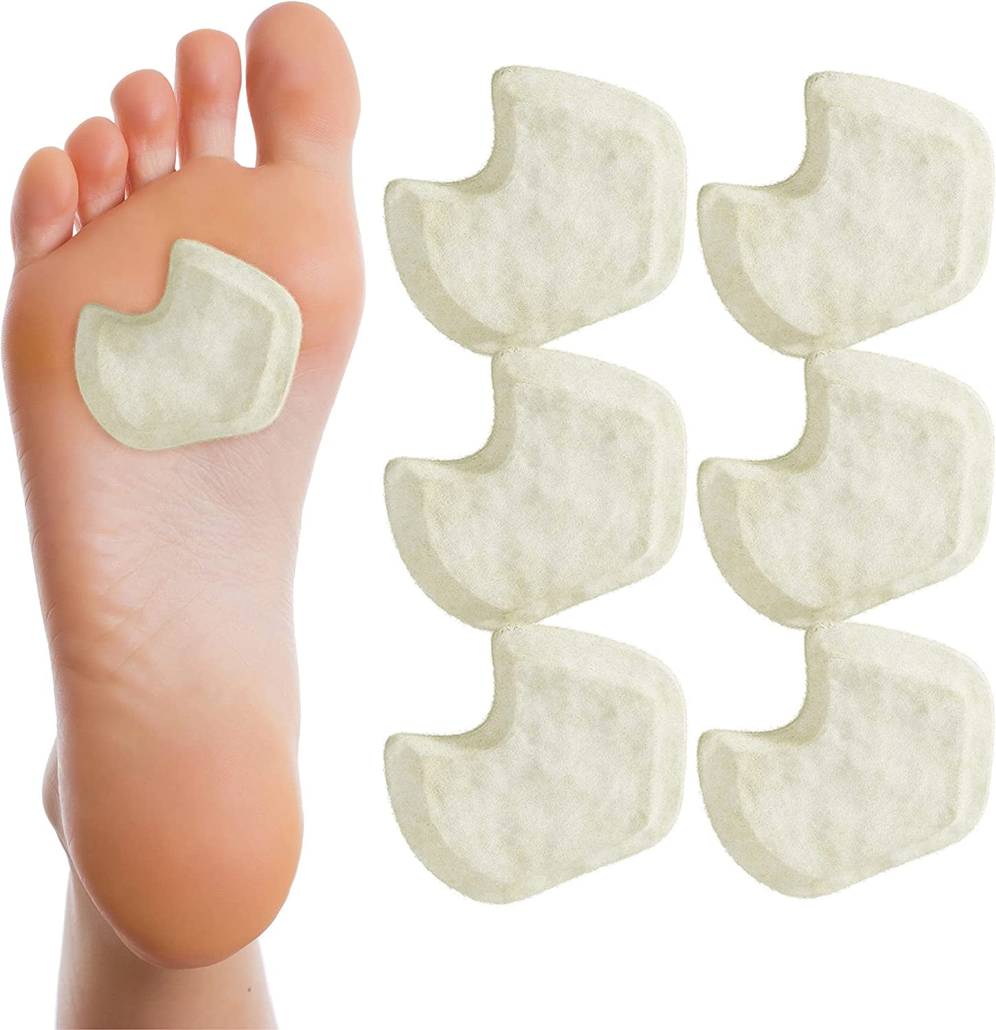 Premium Dancers Pads for Ball of feet Pain Sesamoiditis Pads 1/4