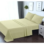 Premium Deep Pocket Fitted Sheet - Breathable and Soft - Deep Pocket - Easy Care & Easy Clean