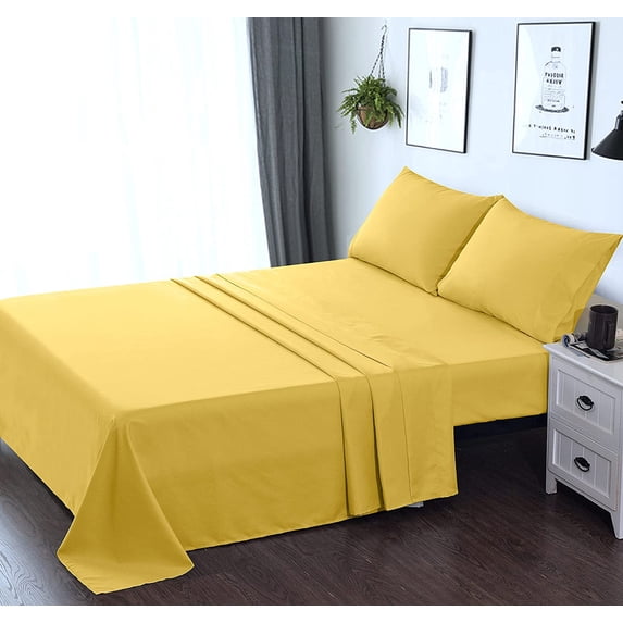 Premium Deep Pocket Fitted Sheet - Breathable and Soft - Deep Pocket - Easy Care & Easy Clean