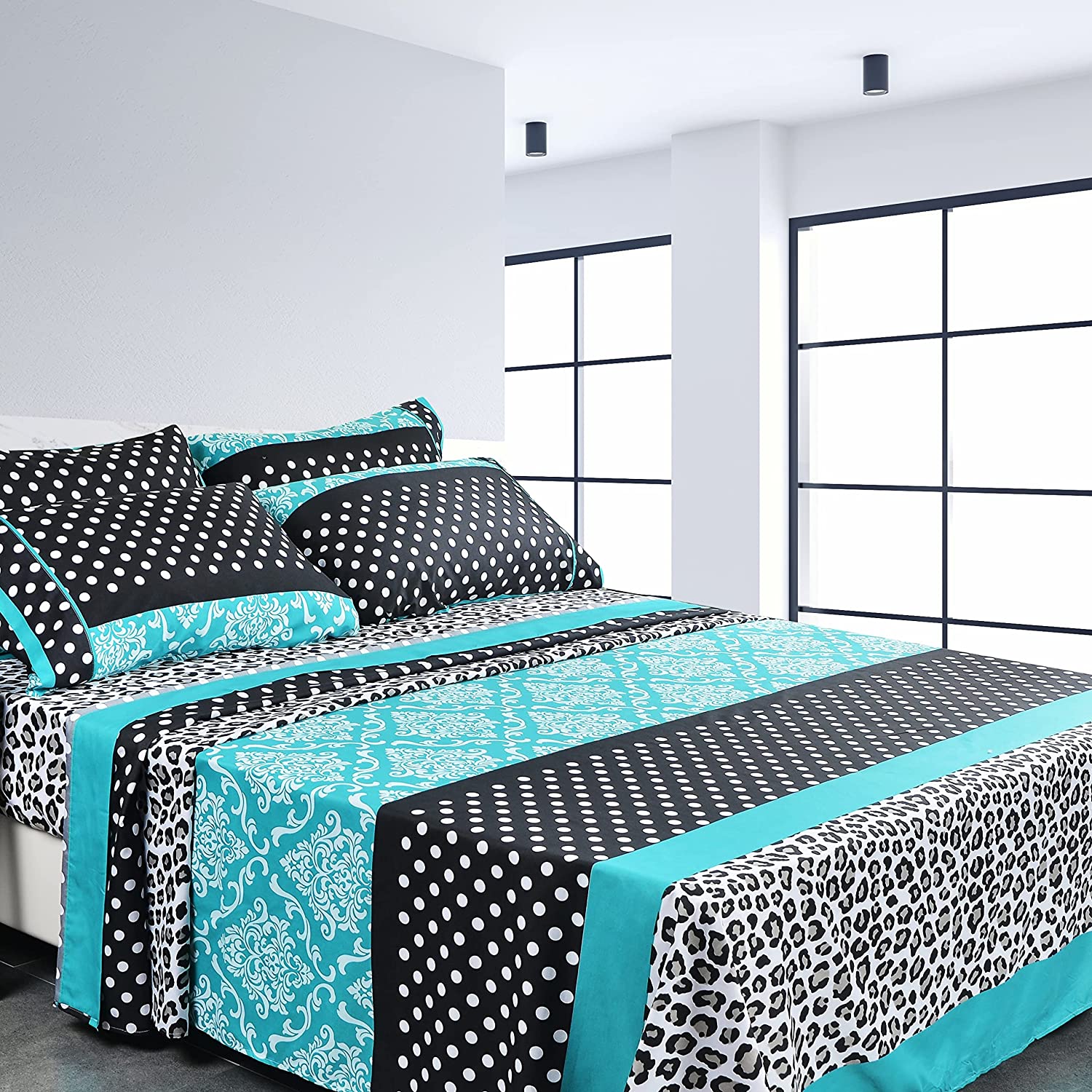 Premium Deep Pocket Microfiber Sheet Set Wrinkle Resistant