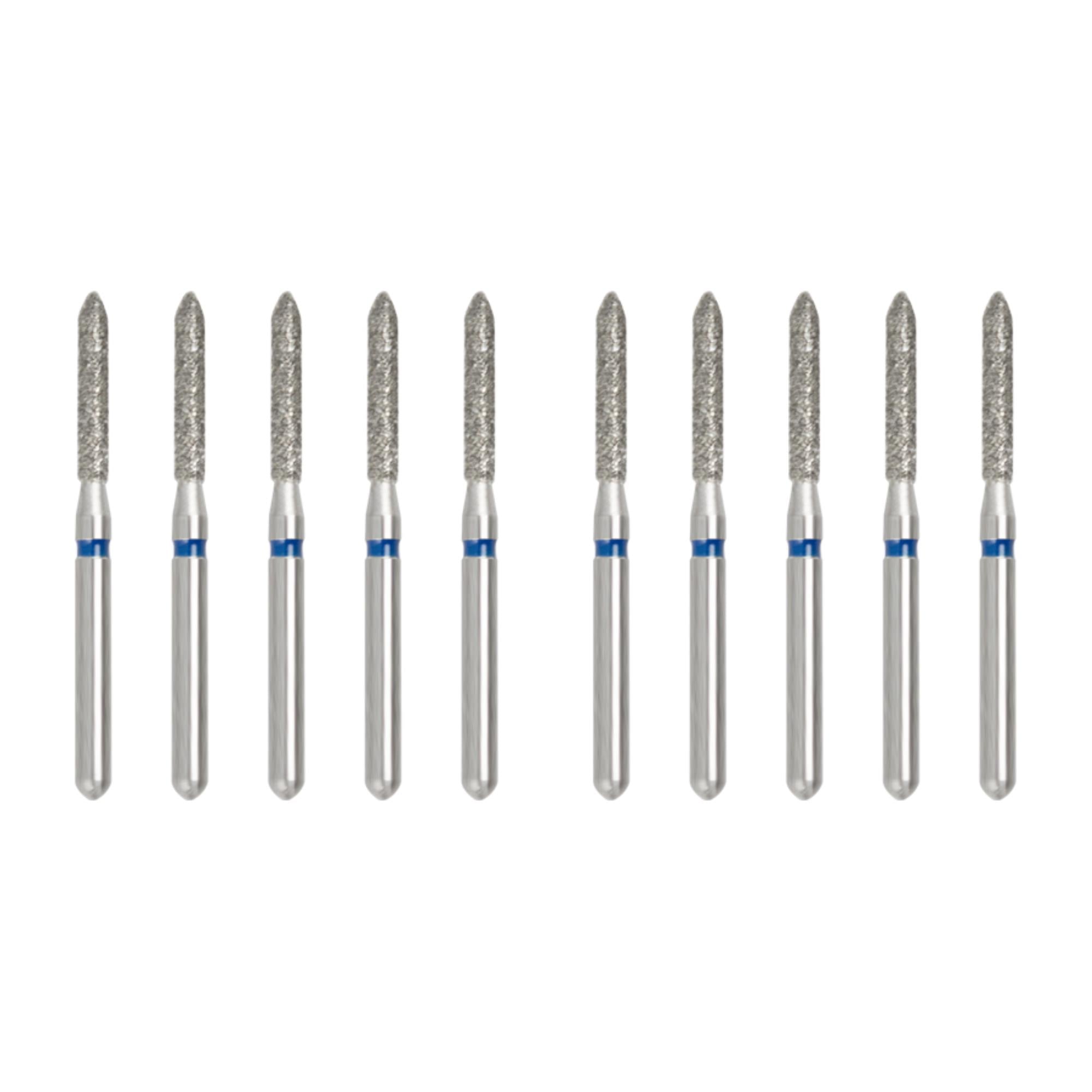Premium Dental Burs 100 Pieces in 10 Packs for Medium Friction Grip