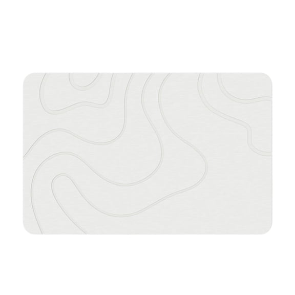 Diatomite Bath Mat - Super Absorbent Stone Shower Mat, Non- Quick Dry Bathroom Floor Mat - Eco-Friendly Diatomaceous Earth Design