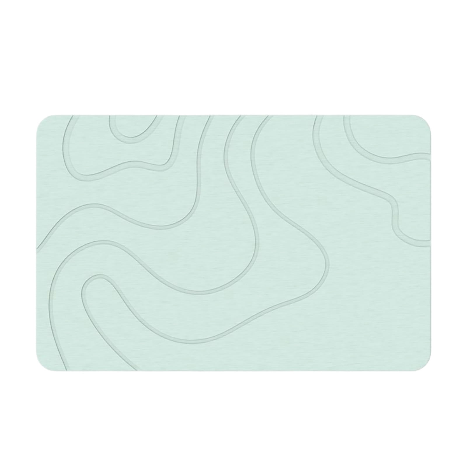 Diatomite Bath Mat - Super Absorbent Stone Shower Mat, Non- Quick Dry Bathroom Floor Mat - Eco-Friendly Diatomaceous Earth Design