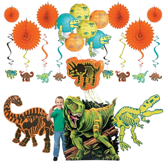 Premium Dino Dig Decor Kit - 34 Pc