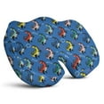 thumbnail image 1 of Premium Dinosaur Pattern Memory Foam Seat Cushion Ergonomic Chair Pad for Office Chair, Car, Airplane & Bleachers Sciatica, Tailbone Hip & Back Pain Relief - Chair Cushion for Long Office Workers., 1 of 5