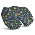 thumbnail image 1 of Premium Dinosaur Pattern Memory Foam Seat Cushion Ergonomic Chair Pad for Office Chair, Car, Airplane & Bleachers Sciatica, Tailbone Hip & Back Pain Relief - Chair Cushion for Long Office Workers., 1 of 5