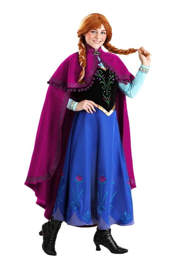 Premium Disney Frozen Anna Costume for Women