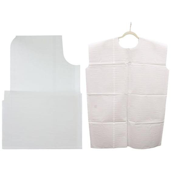 Premium Disposable Exam Gown – Unisex, White, Soft & Comfortable – Medium/Large (30" L x 42" W) – 50 Gowns per Case – Ideal for Medical, Clinic, or Personal Use