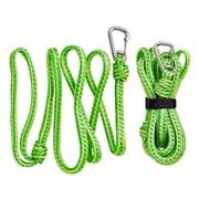 Premium Dock Lines for PWC, Kayaks & Boats, For Jet Ski Watercraft BoatKayaking Marine Ropes With Stainless Clip 8ft