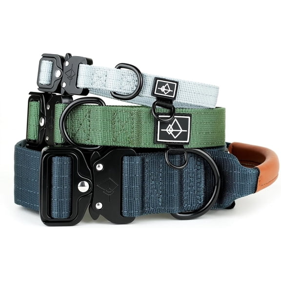 Premium Dog Collar - Adjustable Heavy Duty Nylon with Quick-Release Metal Buckle (Colorado Nightsky, Classic Size 4)