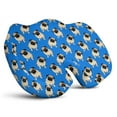thumbnail image 1 of Premium Dog Pattern Memory Foam Seat Cushion Ergonomic Chair Pad for Office Chair, Car, Airplane & Bleachers Sciatica, Tailbone Hip & Back Pain Relief - Chair Cushion for Long Office Workers., 1 of 5