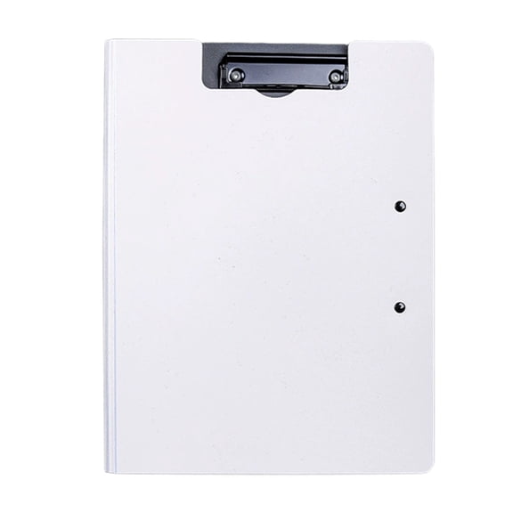 Premium Double-Clip Folder with Foldable Design, High-Capacity Metal Clip, Matte Textured Exterior & Portable Slim Profile for Office & Meeting Organization