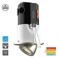 thumbnail image 1 of Commercial Electric 3in. LED Dimmable Color Changing Brushed Nickel Recessed Kit, 2700K - 5000K, 1 of 9