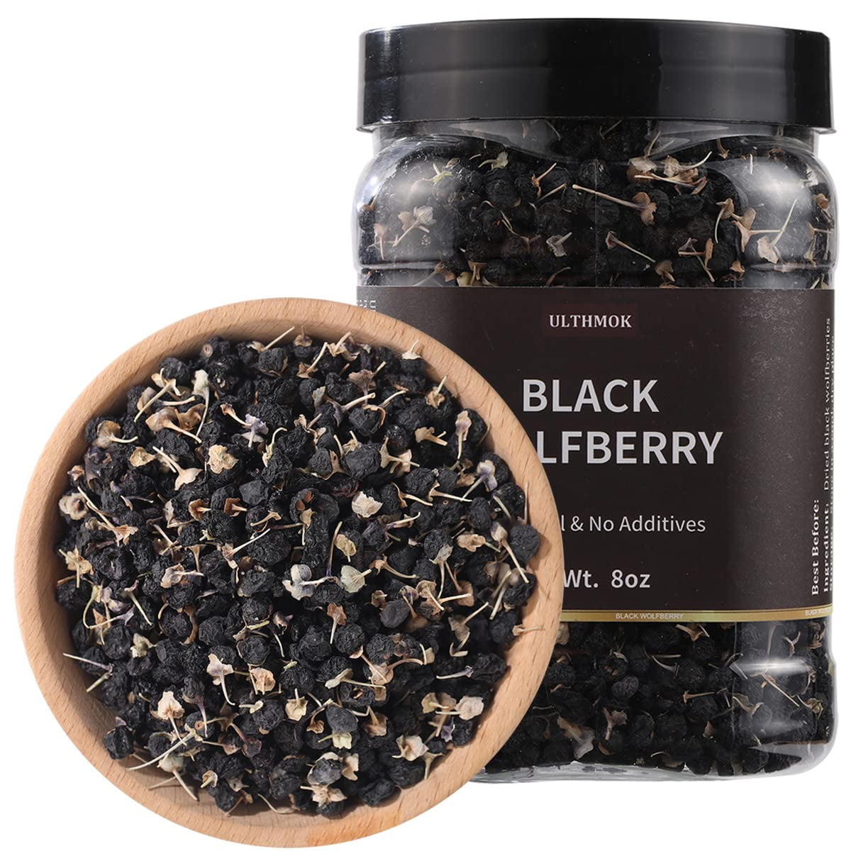 Premium Dried Black Goji Wolfberry tea-8Oz/227g,100% Natural 黑枸杞 & No ...