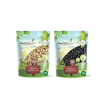 Premium Dry Beans Bundle, 2 Pack – Black Beans (5 LB), Pinto Beans (5 LB), Raw, Vegan, Sproutable, Bulk.