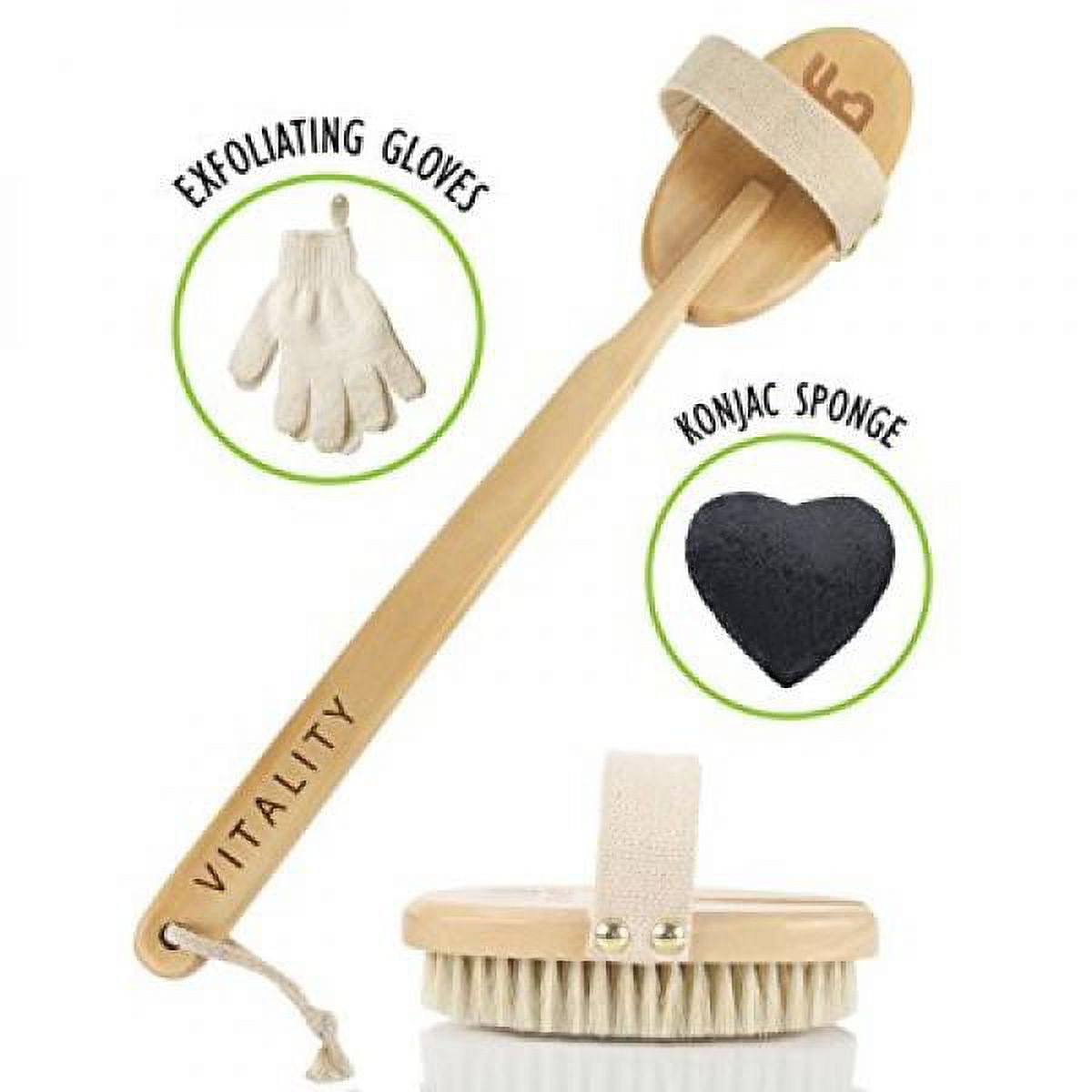 Premium Dry Brushing Body Brush for Lymphatic Drainage and Cellulite