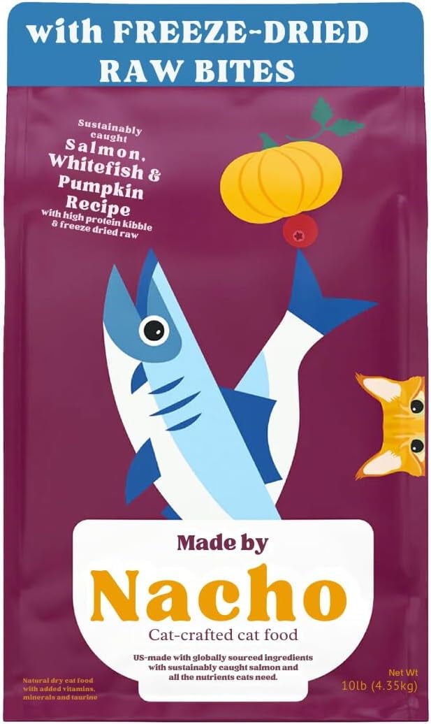 Premium Dry Cat Food High Protein Kibble with Freeze Dried Pieces for Enhanced Nutrition and