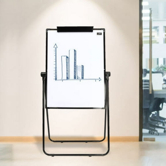 Premium Dry Erase Board W/ Stand Adjustable Whiteboard Kit Double-sided Magnetic