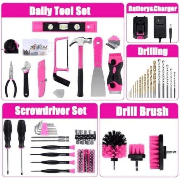 Premium Drywall Hand Tool Kit - 13 Aluminum Hawk & 6 Stainless Steel Joint Knife$$Tools & Hardware Other