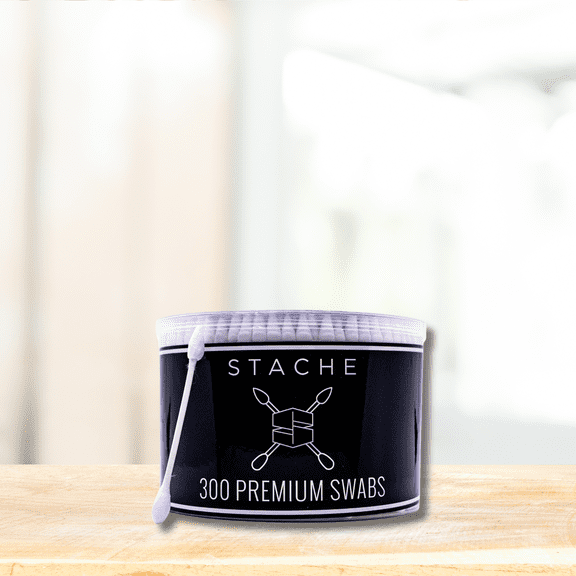 STACHE Products Dual-Tip Quartz Cleaning Swabs, 300 Count