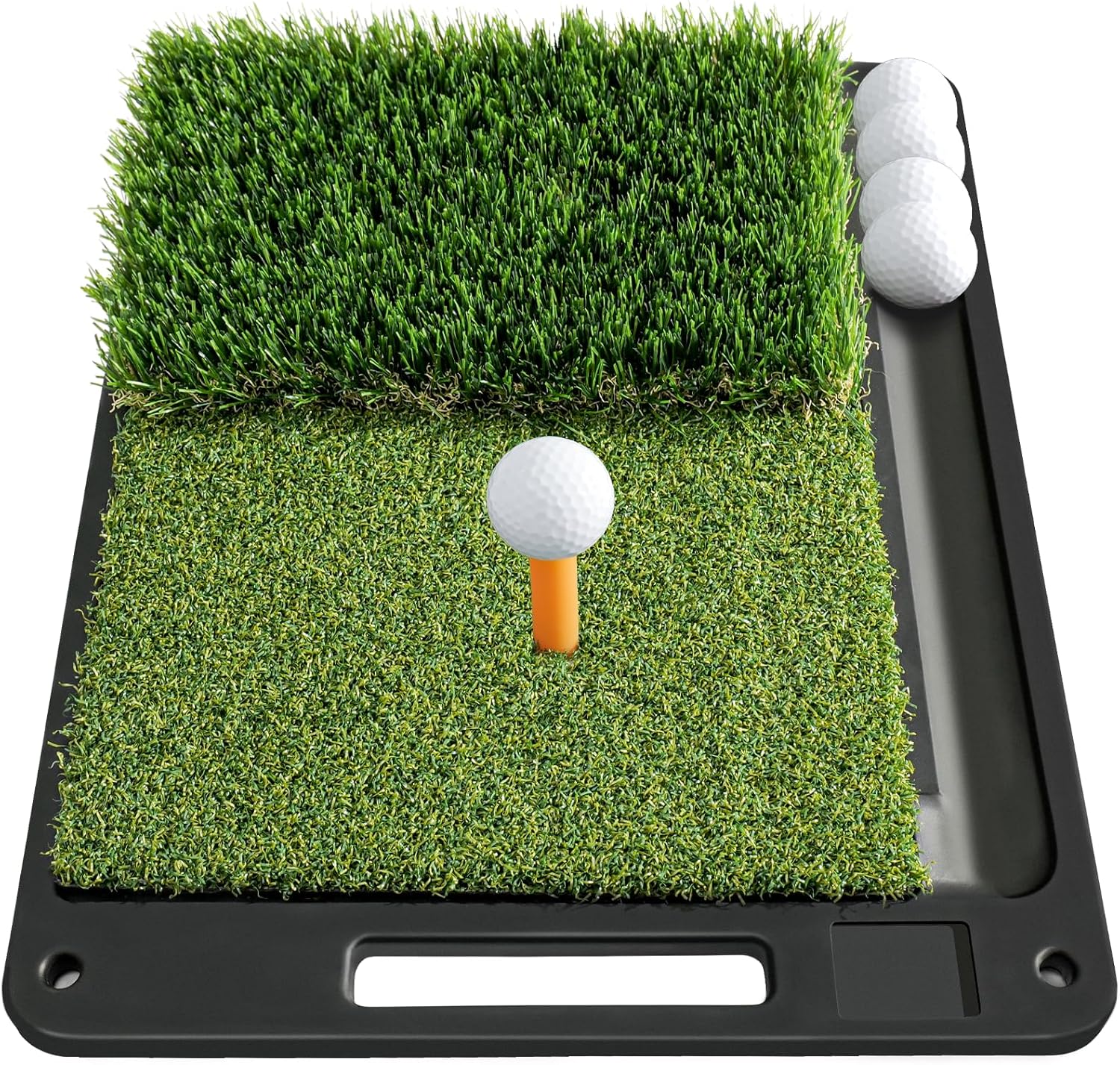 Premium DualTurf Golf Mat Heavy Bottom Golf Hitting Mat with Ball