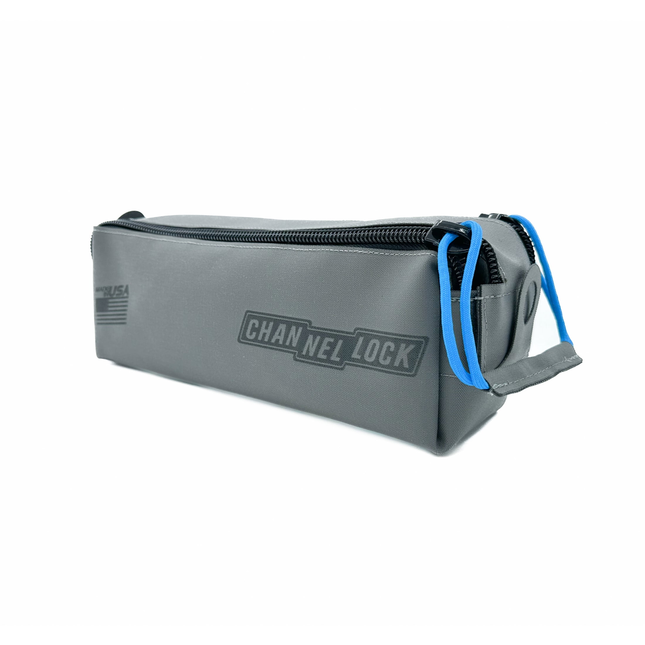 CHANNELLOCK Premium Dual Zip Pouch Tool Bag, Water Resistant LASERLOCK Material, Manufactured to U.S. Military Specifications, Made in USA (ZPS2G)