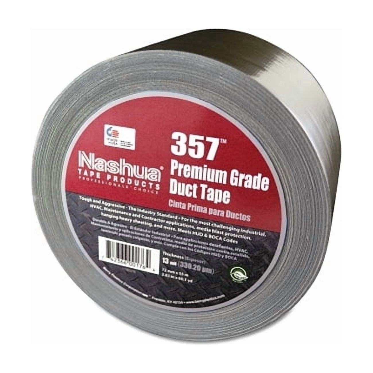 Premium Duct Tapes, Olive Drab, 3 in X 60 Yd X 13 Mil