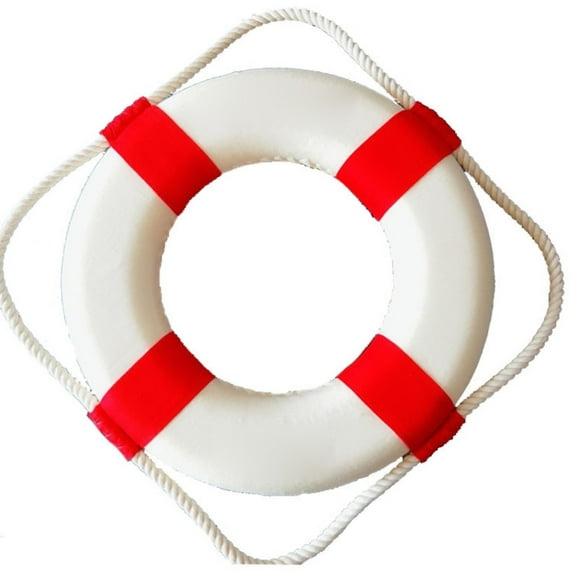 Premium Durable Foam Lifebuoy Ring With Reflective Strips For Enhanced Safety Ideal For Boating Pools And Beaches