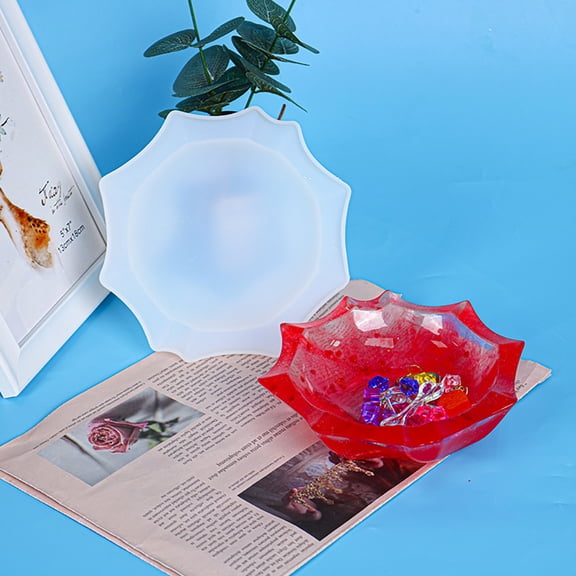 Alasum Epoxy Mold White Reusable Silicone Mold for Home DIY Decoration Projects