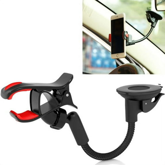 Premium Easy Mount Car Holder Windshield Dash Cradle Compatible With iPhone XS Max XR X 8 PLUS
