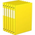 thumbnail image 1 of Premium Economy, Round Ring, Binder, 6 Pack (Yellow, 5/8'), 1 of 1