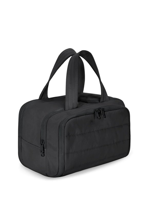 Premium Edition Travel Toiletry Bag, Lightweight Large Wide-open Travel Bag for Women, Puffy Cosmetic Makeup Bag Organizer with Handle for Accessories,Essentials, Toiletries