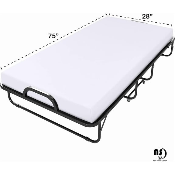 Premium Egyptian Cotton 4 Piece Cot Sheet Set, 8 Deep Pocket Fitted Sheets for 28x75 Camping Mattress, Narrow Twin RV Bunk Guest Bed White Solid