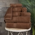 thumbnail image 1 of Premium Egyptian Cotton Highly Absorbent Assorted 8-Piece Plush Towel Set - 30" x 55", 20" x 30", 13" x 13", 1 of 9