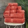 thumbnail image 1 of Premium Egyptian Cotton Highly Absorbent Assorted 8-Piece Plush Towel Set - 30" x 55", 20" x 30", 13" x 13", 1 of 9