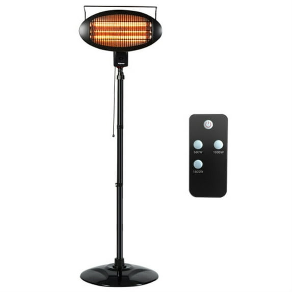 Premium Electric Patio Heater - Efficient, Durable, Weather Resistant, Remote Control