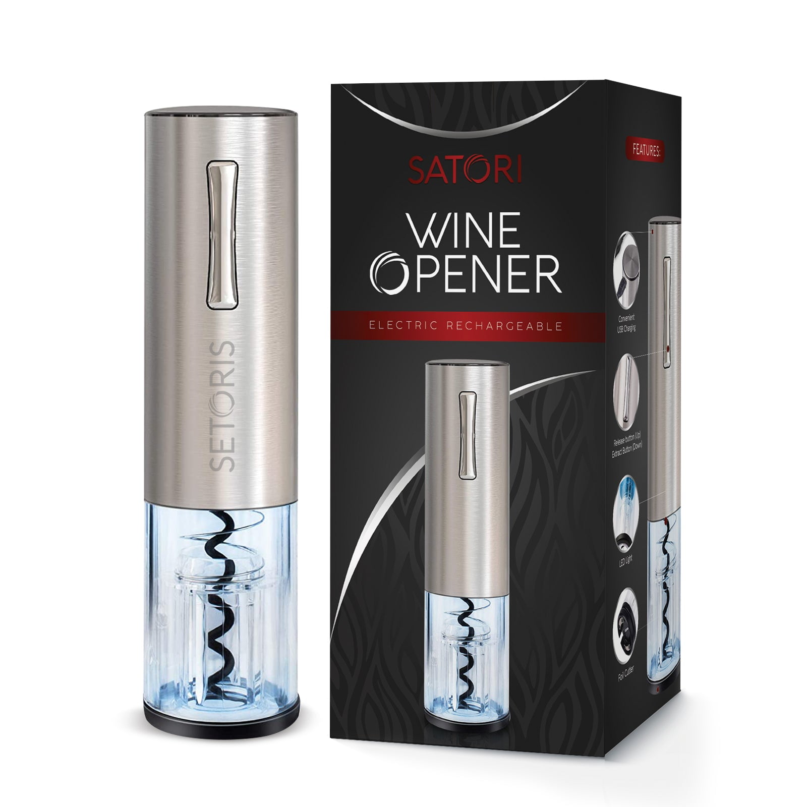 Premium Electric Wine Opener By SETORIS Automatic Electric Wine Bottle