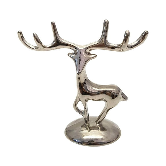 Premium Electroplated Gold Deer Statue, Elegant Home Decor Ornament for Living Room, TV Stand, Wine Cabinet, and Shelf, Perfect Gift for Housewarming and Holidays