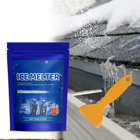 Premium Enviro Blend Ice and Snow Deicer Set with shovel,Pet-Friendly