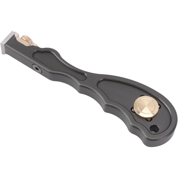 Premium Ergonomic Carbide Scraper Aluminum Alloy Glue Scraper R for Woodworking Degumming Tools