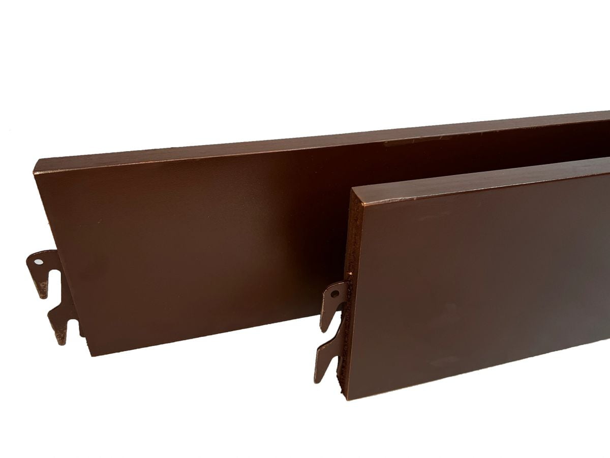 Premium King/Queen Size Espresso Finish Wooden Bed Frame Rails