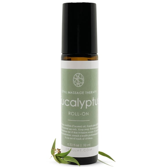 Premium Eucalyptus Essential Oil Roll On Opal Massage Therapy