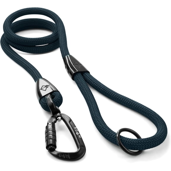 Premium Explorer Leash - Climbing Rope with Autolocking Aviation Aluminum Carabiner Colorado Nightsky, 6ft